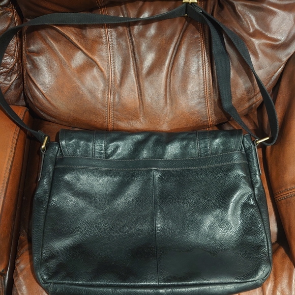 Fossil Travis mens Leather Messenger Bag - Picture 5 of 12